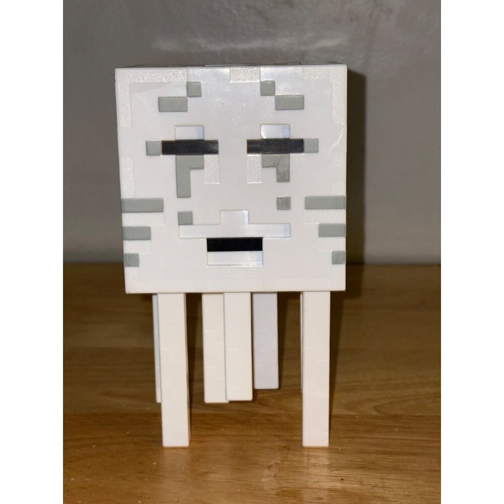 Minecraft Fireball Ghast Launching Action Figure 2021 Mattel Toy (No discs)